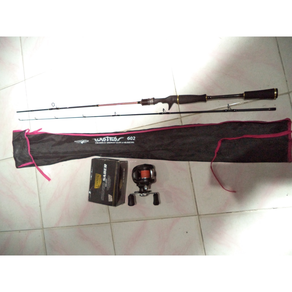 Joran Hammerhead Castes 602, Reel BC Loomis Silver Saber