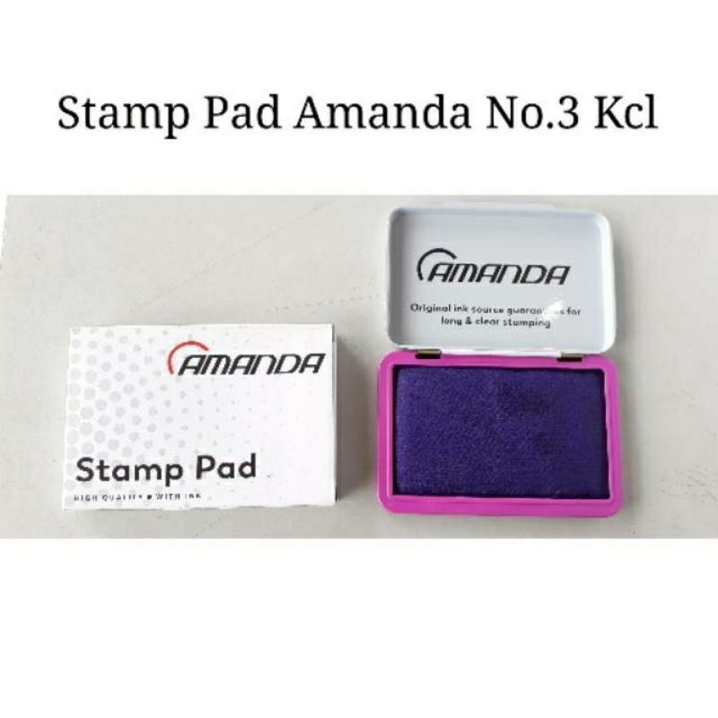 

Stamp Pad AMANDA BESAR Tinta