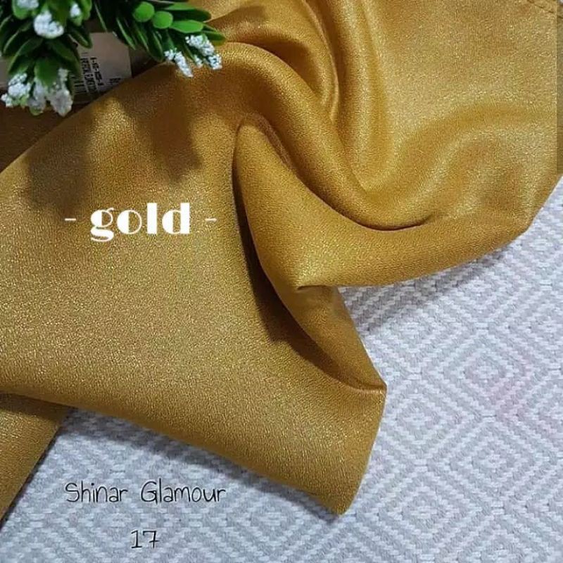 Shinar Glamour Ansania Square  - Jilbab Segiempat Sinar-GOLD