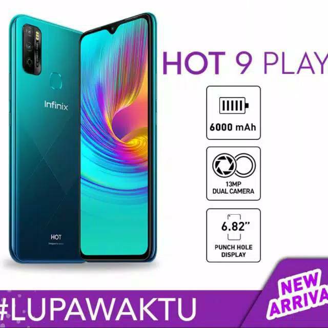 Infinix Hot 9 Play RAM 2/32 GB Garansi Resmi