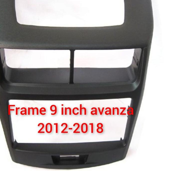 Flash Sale - frame tape mobil double din 9 inch mobil all  avanza 2012-2017