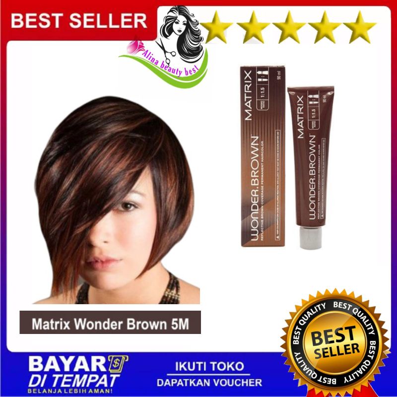 cat rambut matrix wonder brown 5M (light brown mocha)
