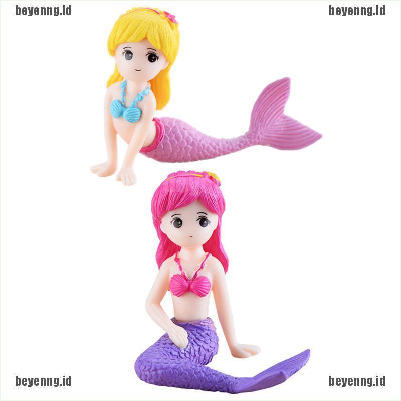 Bey Miniatur Mermaid Untuk Dekorasi Taman Minifairy Gardenrumah Boneka DIY