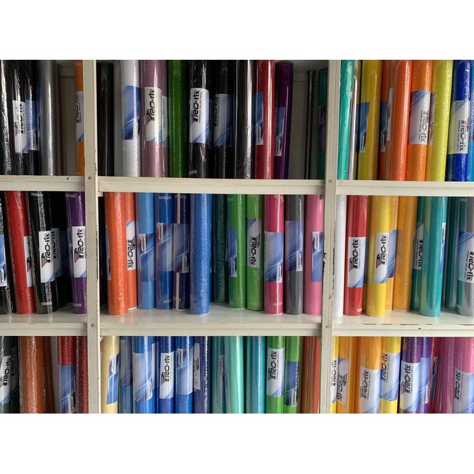 

Ready Stok - Stiker Skotlet Polos Warna Panjang 1 Rol / 15 Meter