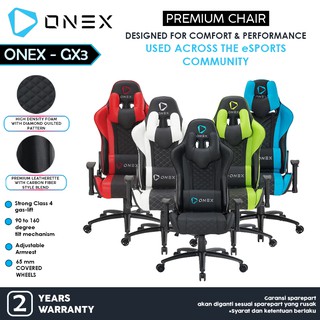  Kursi  Gaming  Rexus RGC101 Merah Chair Seat Komputer 