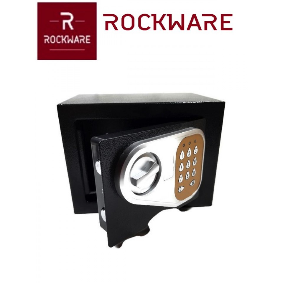 ROCKWARE Mini Safety Box with PIN Lock - 17x23x17cm - RW-170E