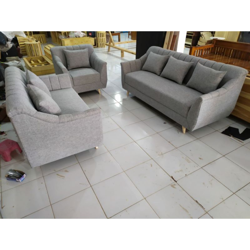 Sofa lapis modern minimalis 321 / sofa minimalis / sofa cantik / sofa 321