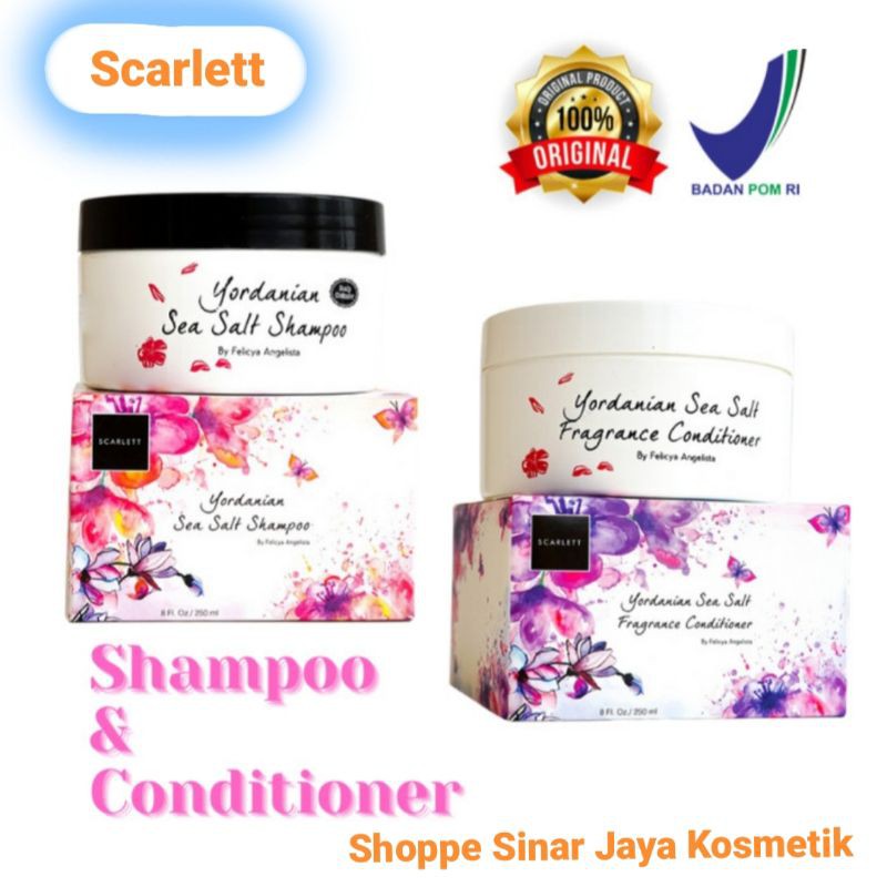 SCARLETT WHITENING YORDANIAN SEA SALT SHAMPO &amp; CONDITIONER