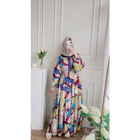 Rainbow Midi Dress