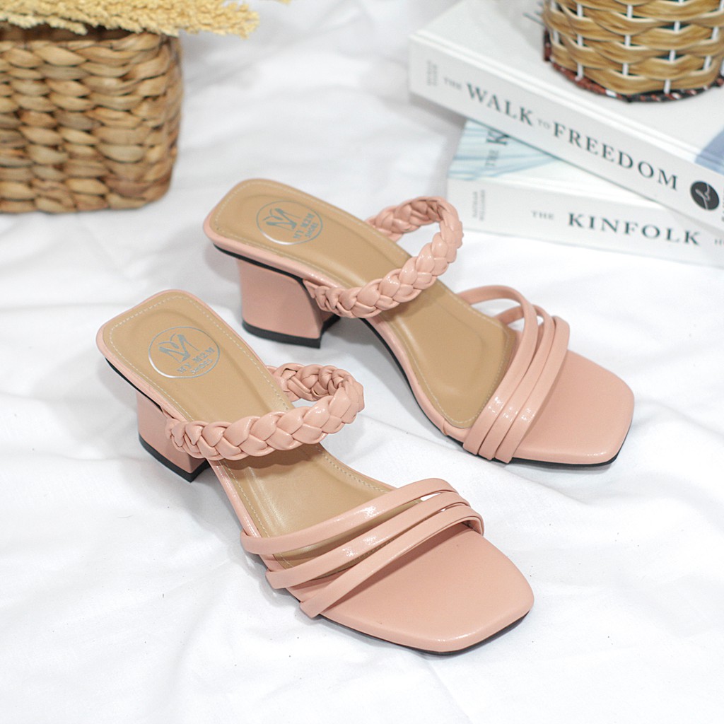 Mym2m Sandal Wanita Heels 5 cm Casual Terlaris Felista