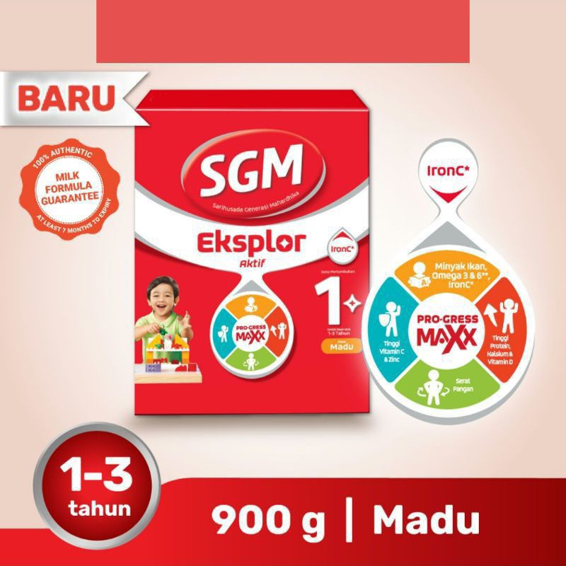 SGM 1+ madu 900gr