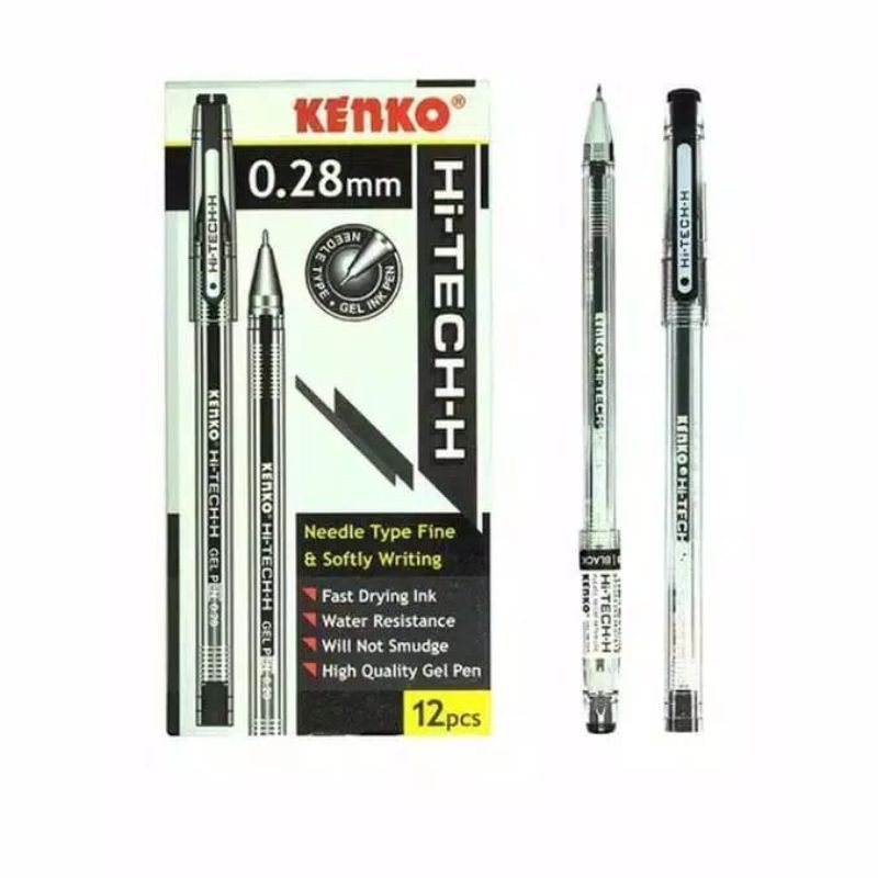 

Pulpen kenko HI-TECH 0.28mm H/B 1PACK ISI 12PCS