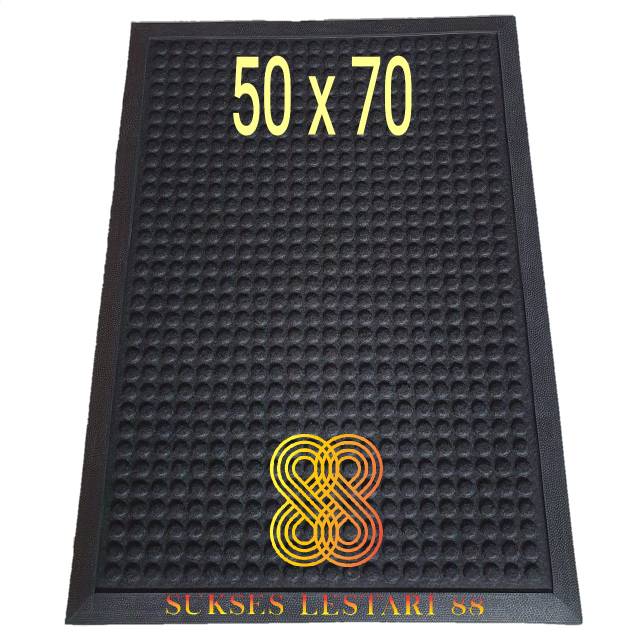 Keset Karpet Karet Bludru Anti Slip 50 x 70 - RCM Lis