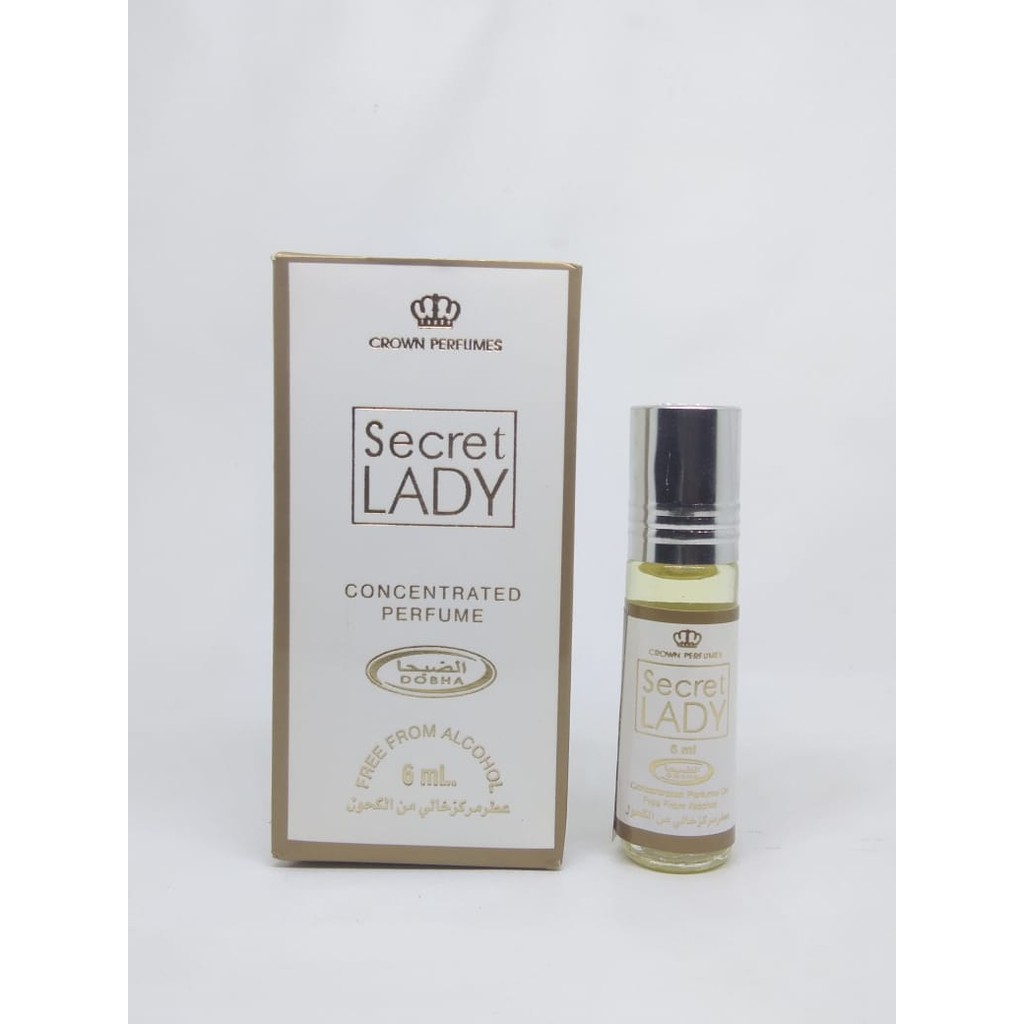 Parfum Secret Lady Non Al kohol Dobha 6 ML Roll On