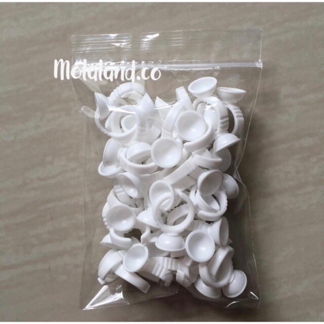 GLUE RING 50pc EYELASH EXTENSION TEMPAT LEM TINTA SULAM