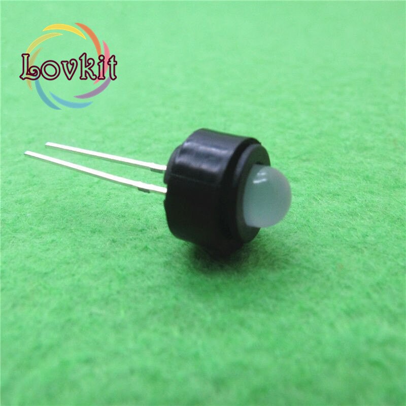 500pcs/lot 3mm Plastic Black LED Holder Plastic ABS LED Bezel Holders for Car Boat Display Panel