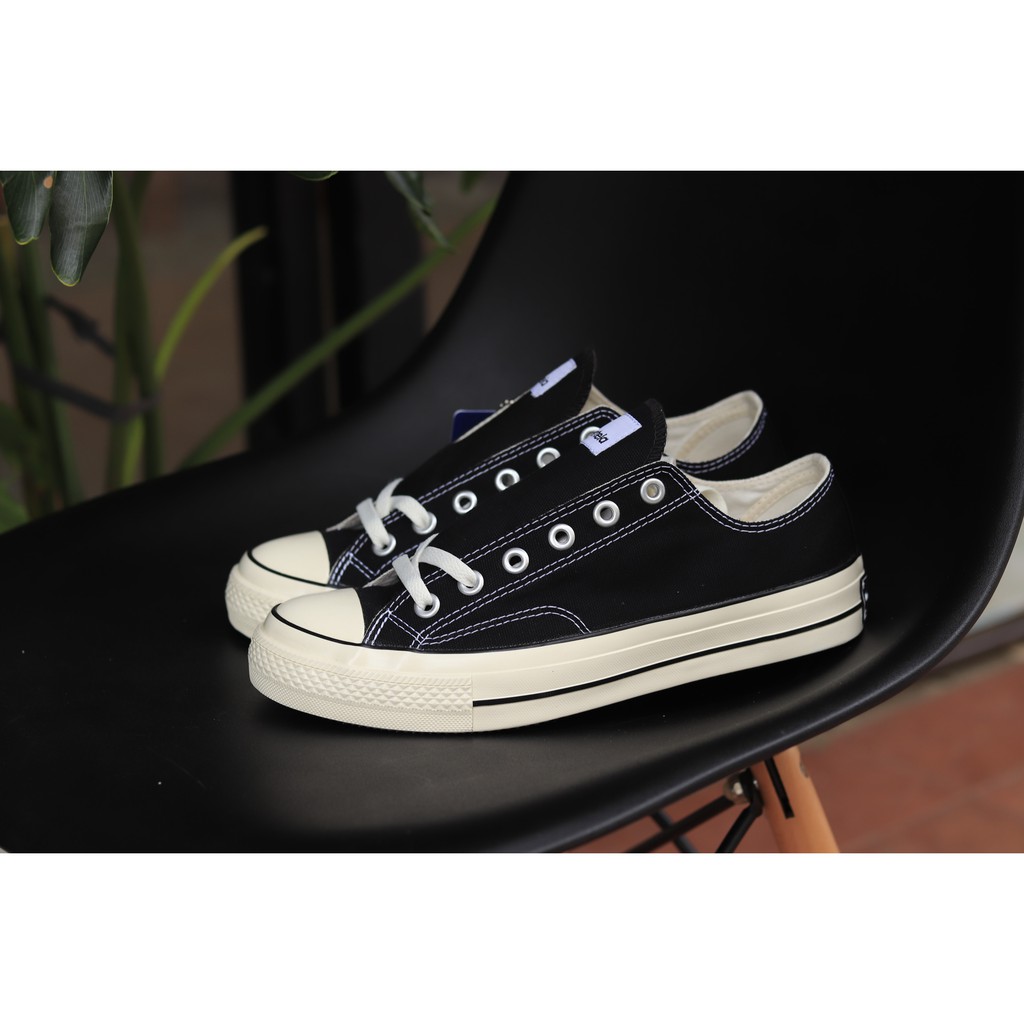 [BISA COD] Sepatu ventela bts black natural low 100% original made in