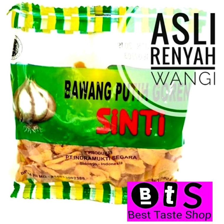 

BAWANG PUTIH GORENG SINTI 50 GRAM