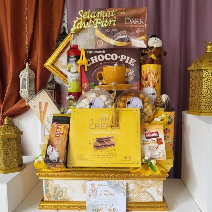 

Paket Box Hampers Lebaran Parcel Idul Fitri Ramadhan Kue Kering 125 Amandadevana