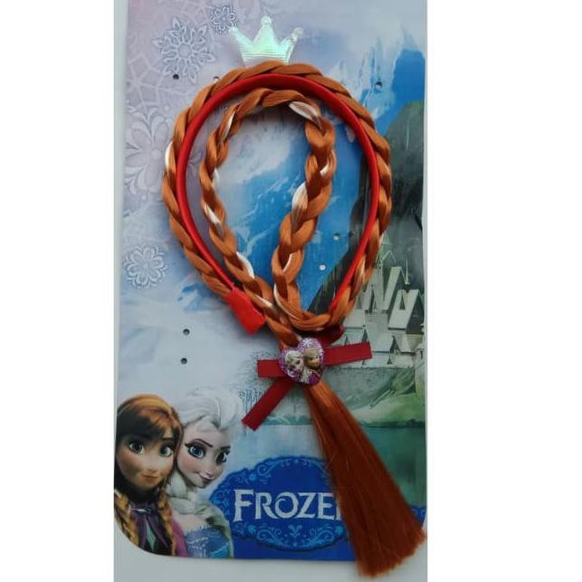 ✵ Bando Rambut Kepang Frozen Anna () ☊