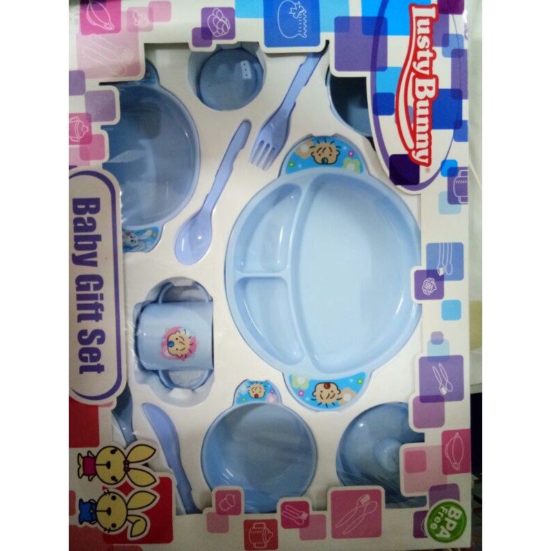 lusty bunny baby gift set