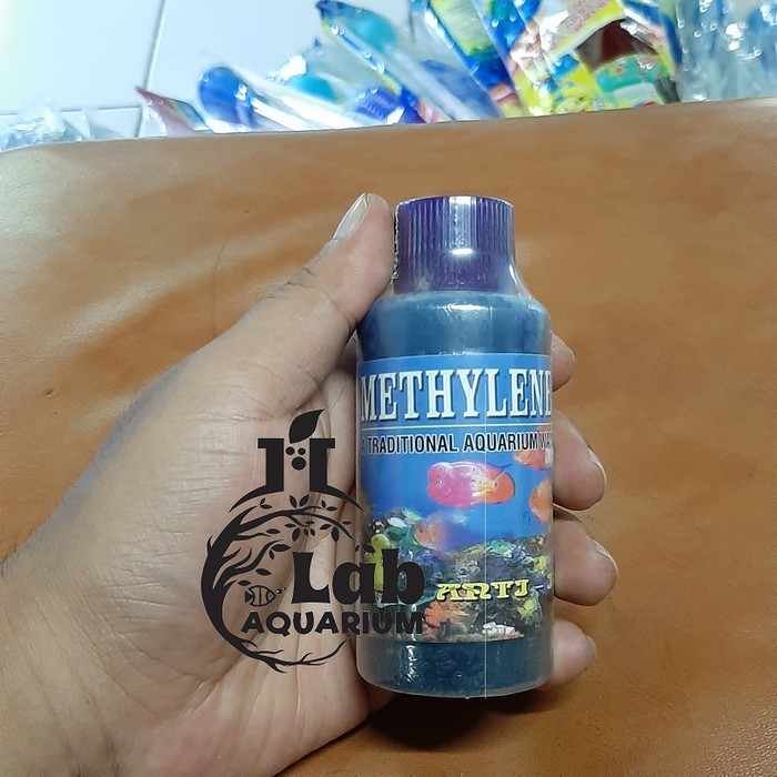 OBAT JAMUR IKAN 100ML / OBAT BIRU / METHYLENE BLUE | Shopee Indonesia