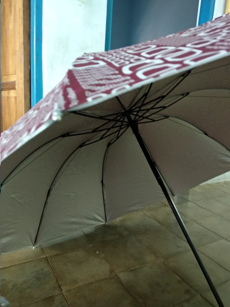 Payung Lipat 4 Jumbo 10jari Motif Huruf Dd Anti Uv