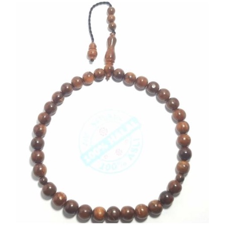 Tasbih Kayu Kaokah Kokka 33 butir Asli Istanbul Turki Model Bulat / tasbih kayu kokka / tasbih 33