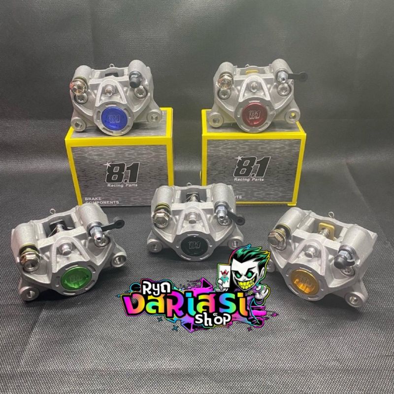 Kaliper Cakram Caliper 8.1 Racing Parts 2Piston 85mm Pitch Babet Radial Universal 81 2 Piston