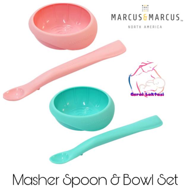 Marcus and Marcus Masher Spoon and Bowl Set