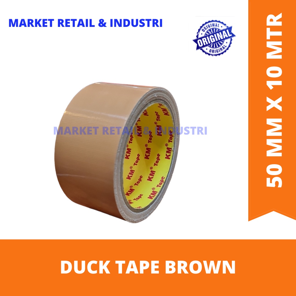 

Duck Tape Brown - Lakban kain