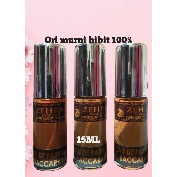 Parfum bacarat premium murni bibit 100% parfum sholat