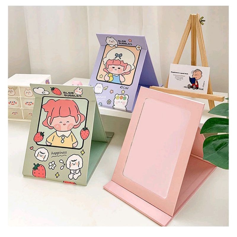 KACA LIPAT / KACA MAKE UP / CERMIN LIPAT / CERMIN LIPAT MAKE UP / KACA CERMIN MODEL BUKU