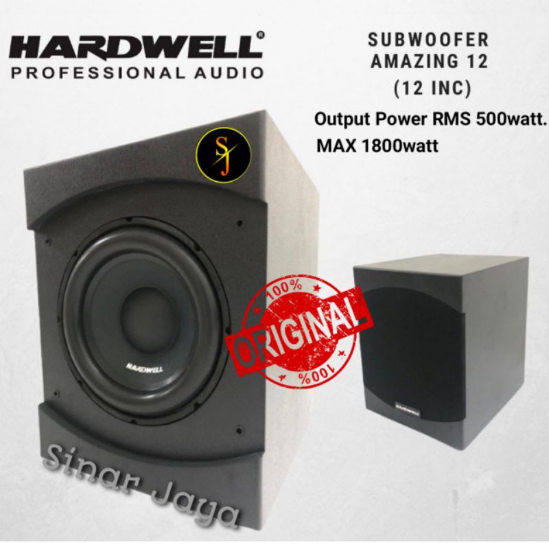 HARDWELL AMAZING 12 SUBWOOFER AKTIF 12 INCH ORIGINAL PRODUCT
