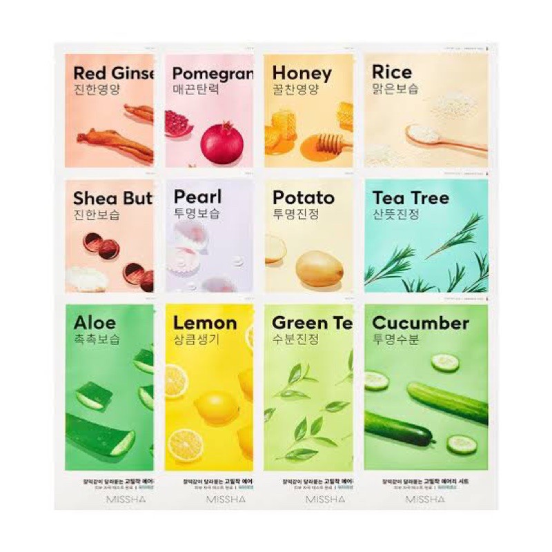 MASKER WAJAH MISSHA AIRY FIT SHEET MASK