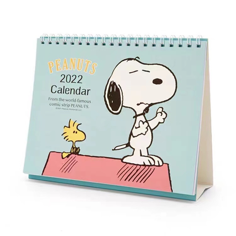 (Aaoottuuoo5.Id) Kalender Meja 2022 Motif Kartun Anjing Lucu Untuk Sekolah / Kantor