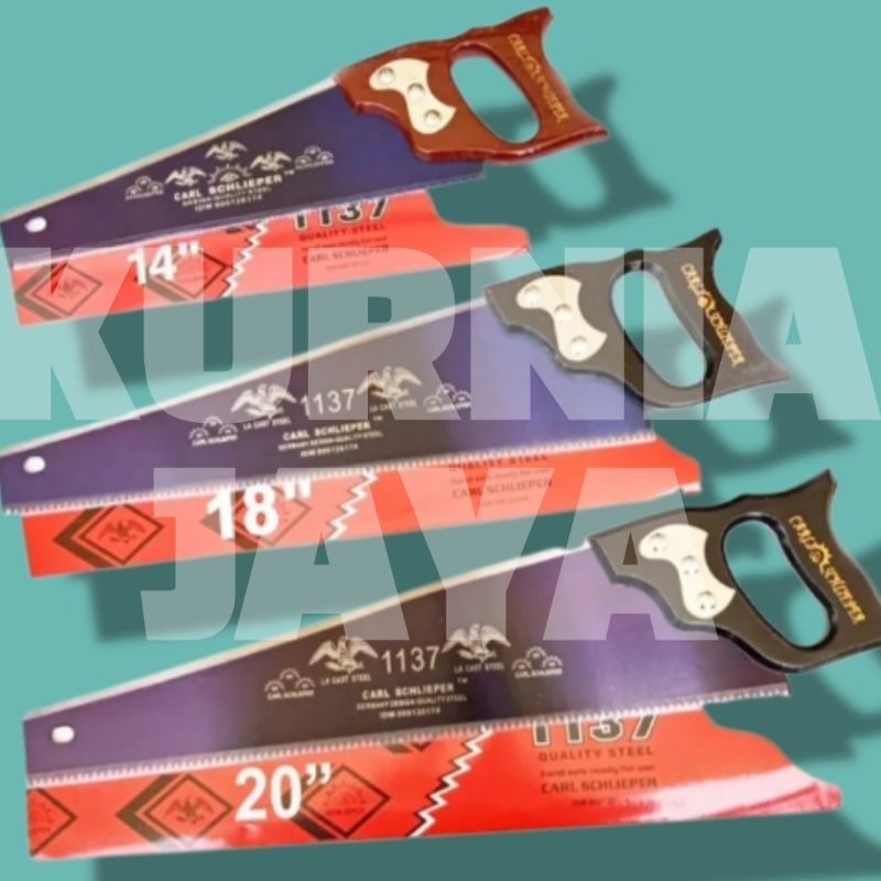 Gergaji kayu cap mata asli / gergaji gorok schlieper original