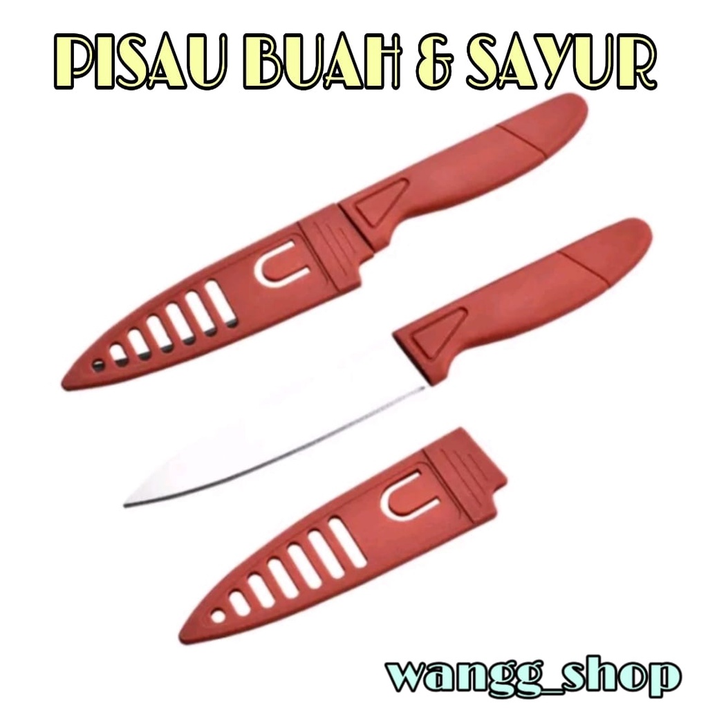 PISAU DAPUR UNTUK BUAH DAN SAYURAN / PISAU SERBAGUNA TAJAM &amp; ANTI KARAT / PISAU MULTIFUNGSI