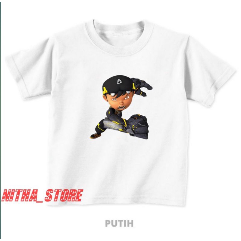 baju anak lucu, baju anak boboiboy, baju anak kartun