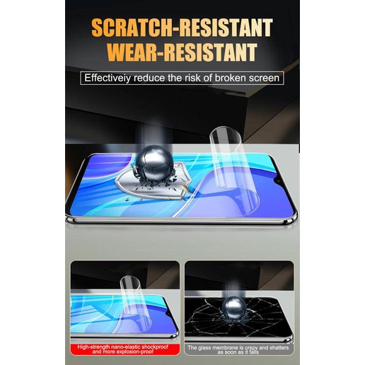 Clear Screen Protector Film Hydrogel film For Vivo X50 Lite NEX 3 3S A S X21 X20 Plus UD V9 Youth Z1x Z1 Not Glass