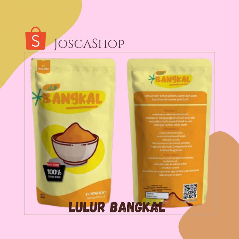 LULUR REMPAH BANGKAL LULUR VIRAL KAYU BANGKAL PEMUTIH TRADISIONAL BERKHASIAT MEMUTIHKAN BADAN