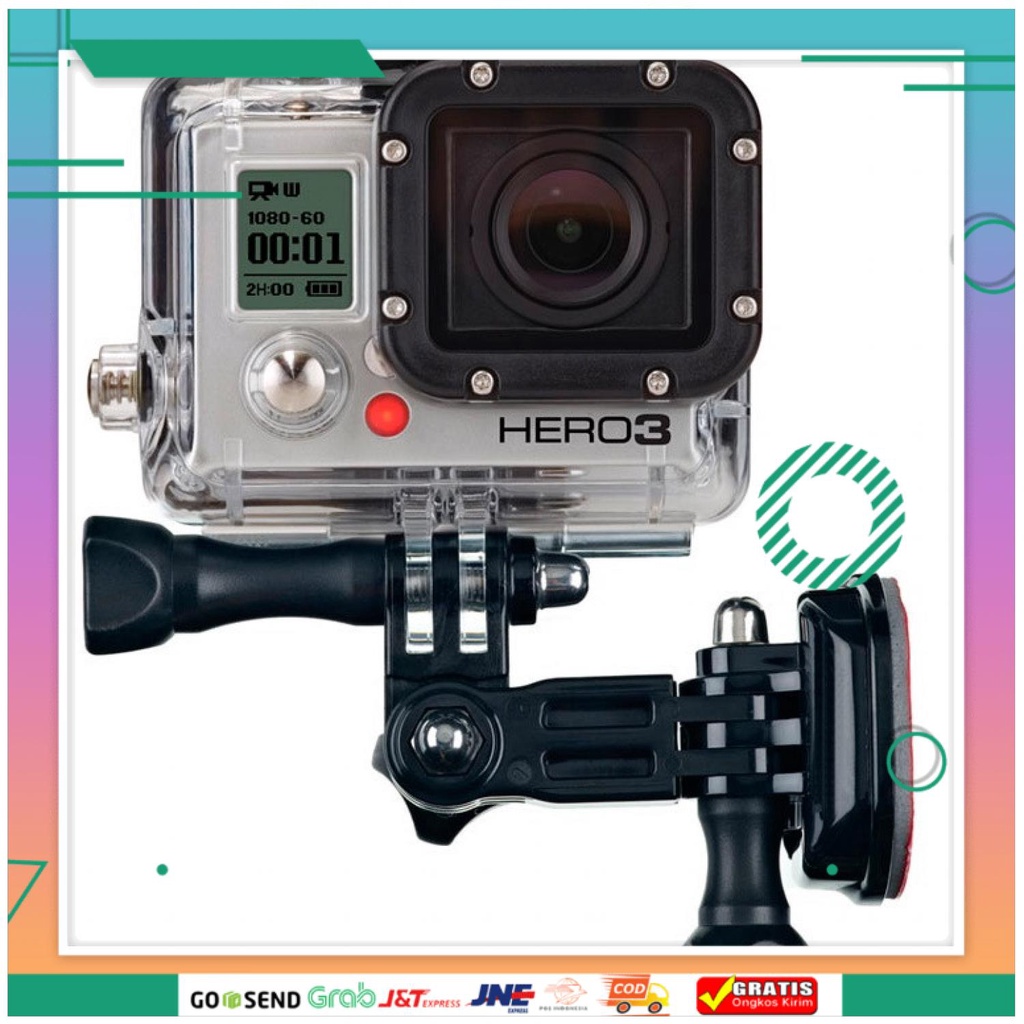 (BISA COD) FTIHSHPUniversal Pivot Arm for  Yi /  Yi 2 4K / GoPro - GP017