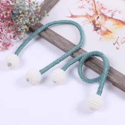 Tali Magnet Gorden Pengikat Hordeng Gorden Tirai Curtain Tie Rope Ball Rumah