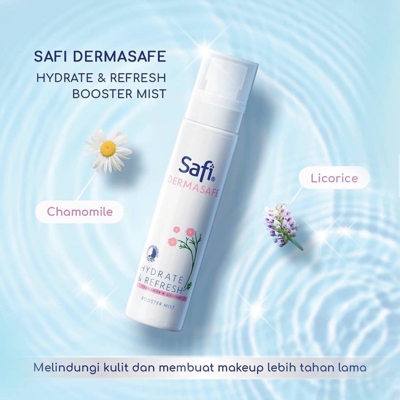 Safi Dermasafe Series (Gel Cleanser, Mousse Cleanser, Day Night Moist, Booster Mist) 3 Essential Kit