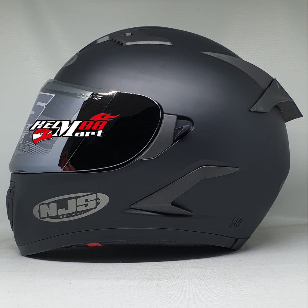NJS Shadow Solid Full Face - Helm NJS Full Face