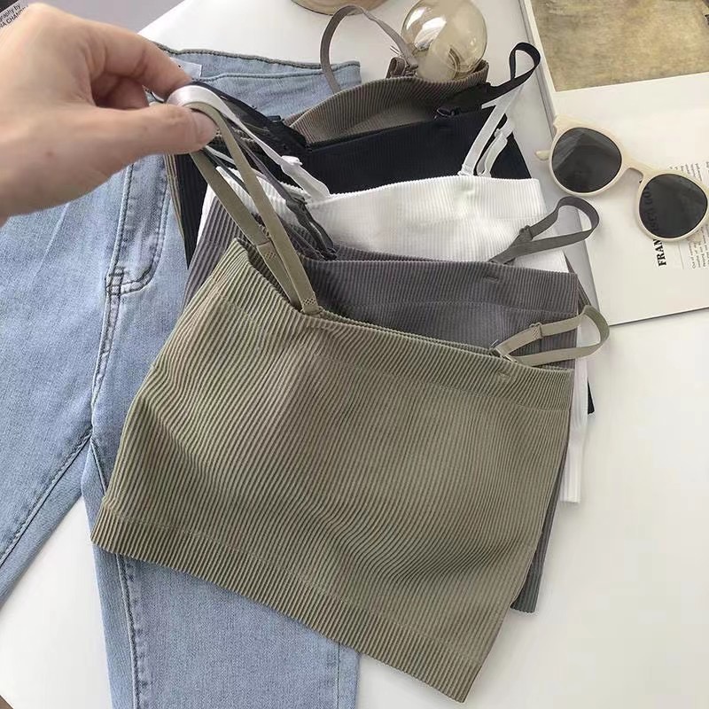 BATAMMODE Tanktop Kemben Singlet Crop Tali bisa di lepas Pakaian dalam-4