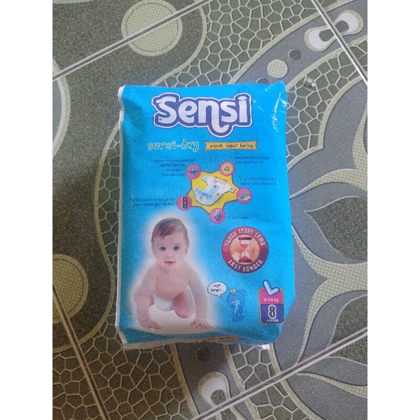 sensi diapers  dry tape - popok bayi perekat L8