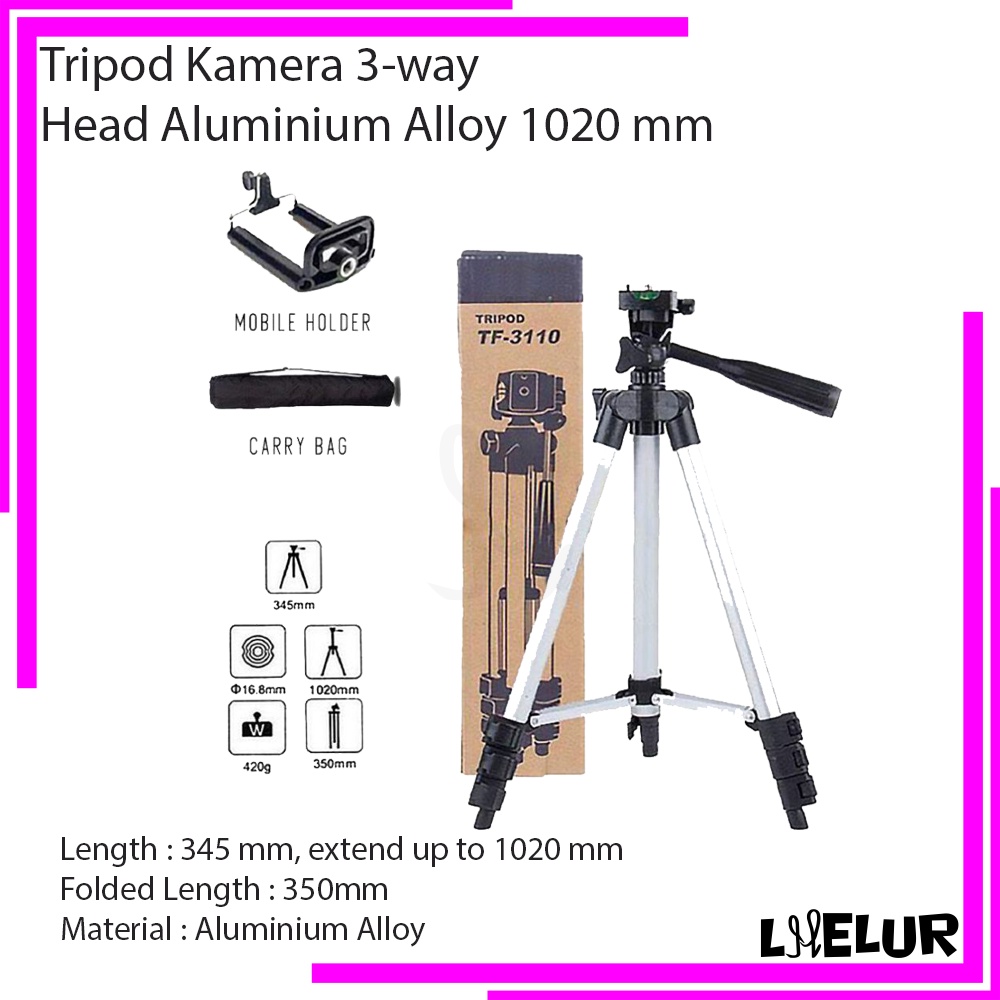 Jual Tripod 3110 Tripod Hp Tripod Kamera Camera U Holder Stabilizer 1