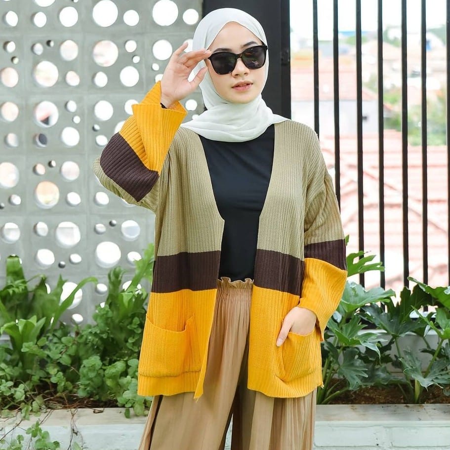 CAMEROON OUTER  KNIT Cardigan Rajut  Wanita kardigan 