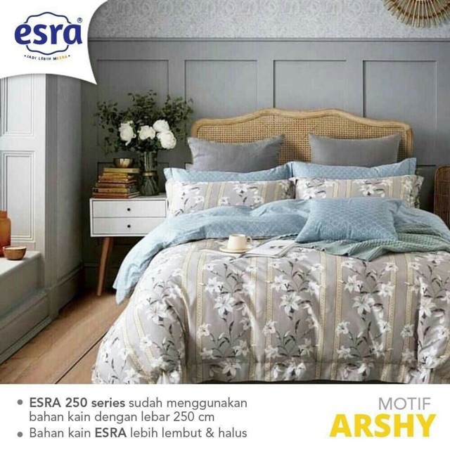  Sprei  katun esra 100 120 160 180 200 Shopee Indonesia